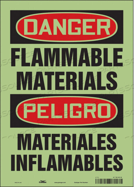 OEM#: 478H96ЗНАК ОПАСНОСТИ 10 ШX14 В 0,010 ТОЛЩИНА от Condor