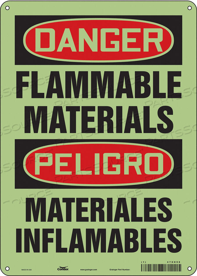 OEM#: 478H98ЗНАК ОПАСНОСТИ 10 ШX14 В 0,070 ТОЛЩИНА от Condor