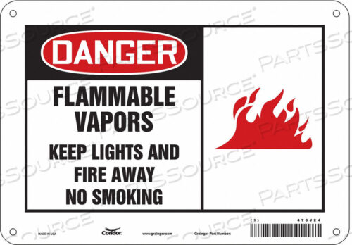 OEM#: 478J24ЗНАК ОПАСНОСТИ 10 ШX7 В 0,032 ТОЛЩИНА от Condor