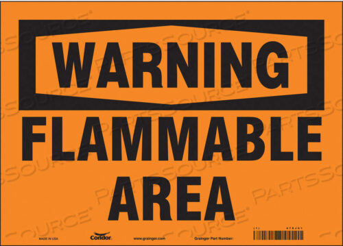 OEM#: 478J61DANGER SIGN 14 WX10 H 0.004 THICKNESS by Condor