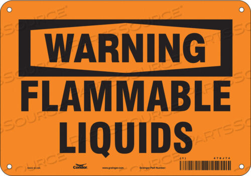 OEM#: 478J74ЗНАК ОПАСНОСТИ 10 ШX7 В 0,032 ТОЛЩИНА от Condor