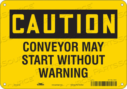 OEM#: 478J90ЗНАК БЕЗОПАСНОСТИ 10 ШX7 В 0,032 ТОЛЩИНА от Condor