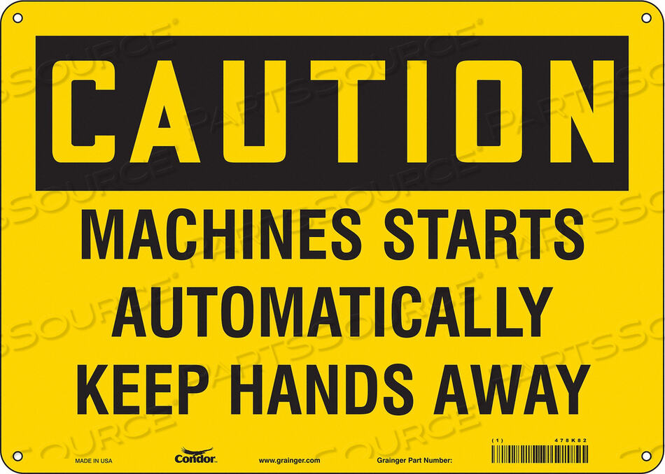 OEM#: 478K82ЗНАК БЕЗОПАСНОСТИ 14 ШX10 В 0,055 ТОЛЩИНА от Condor