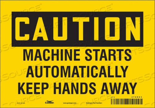 OEM#: 478K83ЗНАК БЕЗОПАСНОСТИ 10 ШX7 В 0,004 ТОЛЩИНА от Condor