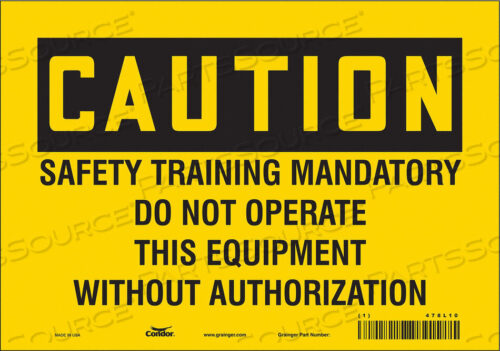 OEM#: 478L10ЗНАК БЕЗОПАСНОСТИ 10 ШX7 В 0,004 ТОЛЩИНА от Condor