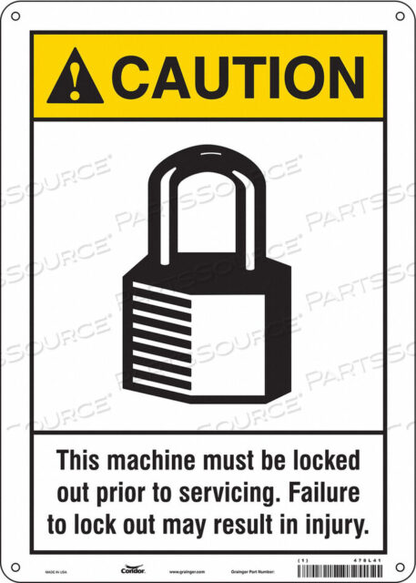 OEM#: 478L41ЗНАК БЕЗОПАСНОСТИ 10 ШX14 В 0,032 ТОЛЩИНА от Condor