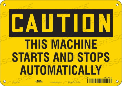 OEM#: 478L47ЗНАК БЕЗОПАСНОСТИ 10 ШX7 В 0,032 ТОЛЩИНА от Condor