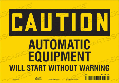 OEM#: 478M12ЗНАК БЕЗОПАСНОСТИ 10 ШX7 В 0,004 ТОЛЩИНА от Condor