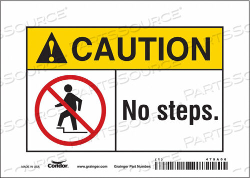 OEM#: 479A06ЗНАК БЕЗОПАСНОСТИ 7 ШX5 В 0,004 ТОЛЩИНА от Condor