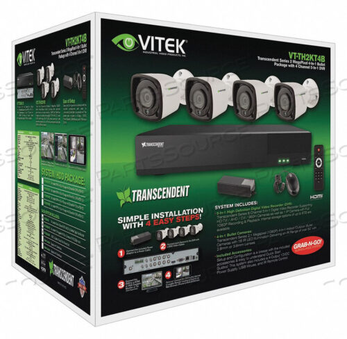 OEM#: VT-TH2KT41TB-2КОМПЛЕКТ ЦИФРОВОГО ВИДЕОРЕГИСТРАТОРА СТАЦИОНАРНОГО ТИПА от Vitek Industrial Video Products, Inc.