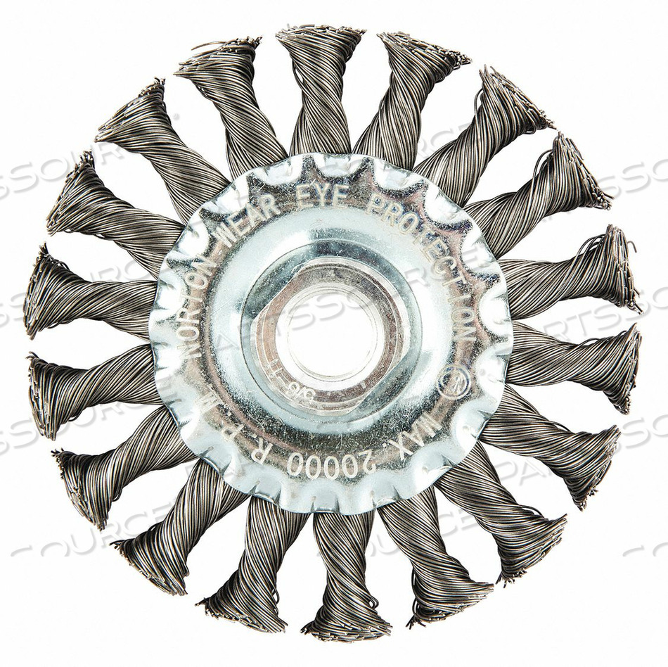 OEM#: 66252839052ЩЕТКА ПРОВОЛОЧНАЯ КОЛЕСНАЯ ИЗ УГЛЕРОДИСТОЙ СТАЛИ Norton | Saint-Gobain Abrasives