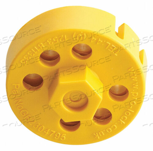 OEM#: 122245БЛОКИРОВКА ТРОСА ЖЕЛТАЯ НЕЙЛОНОВАЯ от Brady Americas