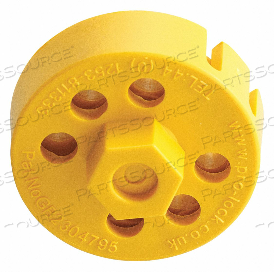 OEM#: 122245БЛОКИРОВКА ТРОСА ЖЕЛТАЯ НЕЙЛОНОВАЯ от Brady Americas