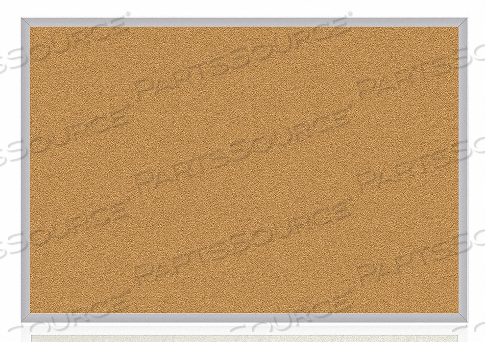 OEM#: AK4104 X 10 ДОСКА ОБЪЯВЛЕНИЙ - НАТУРАЛЬНАЯ ПРОБКОВАЯ ПОВЕРХНОСТЬ - СЕРЕБРЯНАЯ РАМКА от Ghent