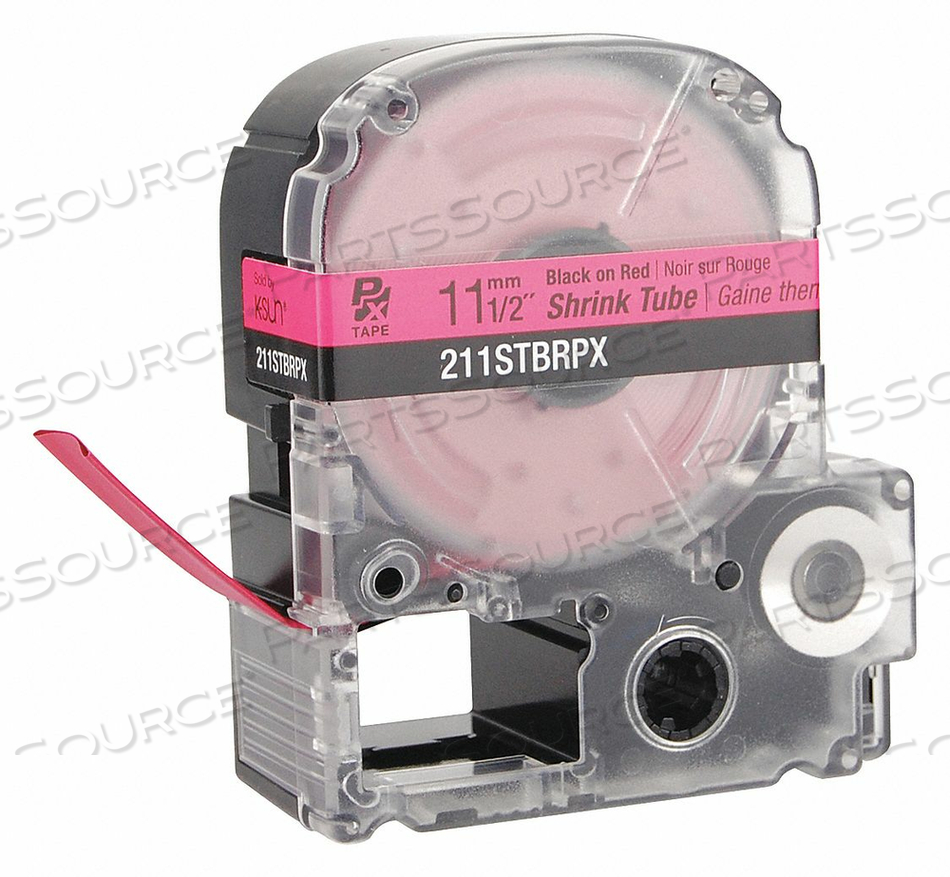 OEM#: 211STBRPXТЕРМОУСАДОЧНАЯ ТРУБКА ЧЕРНАЯ НА КРАСНОЙ 0,5 ДЮЙМА W от Epson