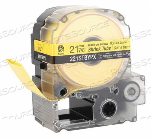 OEM#: 221STBYPXТЕРМОУСАДОЧНАЯ ТРУБКА ЧЕРНАЯ НА YLW 0.875IN W от Epson