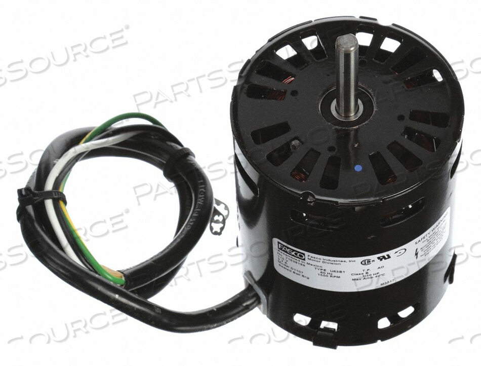 OEM#: D1107ДВИГАТЕЛЬ ВЕНТИЛЯТОРА КОНДЕНСАТОРА 1/10 Л.С. 115 В ПЛОСКИЙ от Fasco