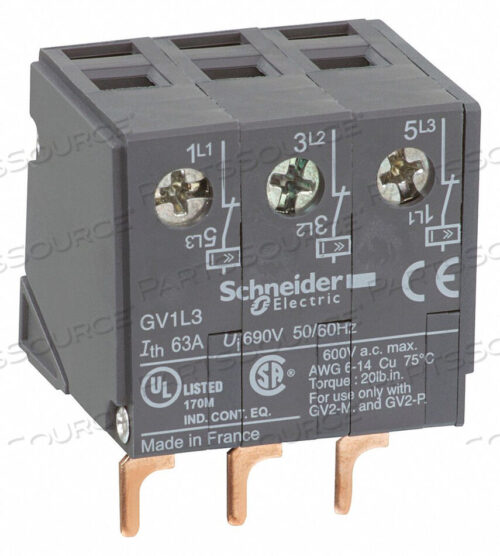 OEM#: GV1L3РУЧНОЙ ПУСКАТЕЛЬ ОГРАНИЧИТЕЛЬ ТОКА IEC от APC / American Power Conversion