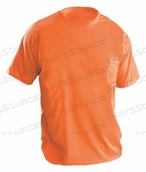 OEM#: LUX-XSSPB-O5XФУТБОЛКА BIRDSEYE С КОРОТКИМ РУКАВОМ И КАРМАНОМ, ОТВОДЯЩАЯ ВЛАГУ, ОРАНЖЕВАЯ, 5XL от Occunomix