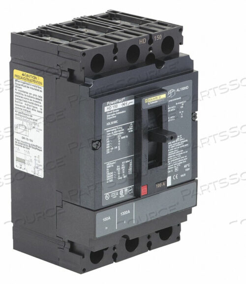 OEM#: HDL36100CАвтоматический выключатель в литом корпусе 600 В 100 А от Square D