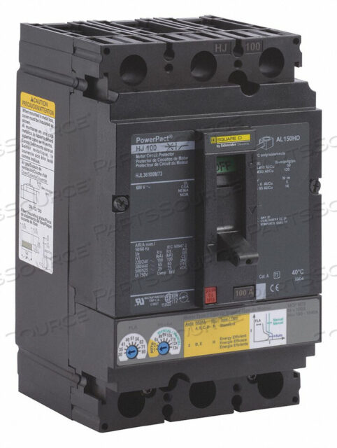 OEM#: HJL36100M73ЗАЩИТА ЦЕПИ ДВИГАТЕЛЯ 600 В 100 А от Square D
