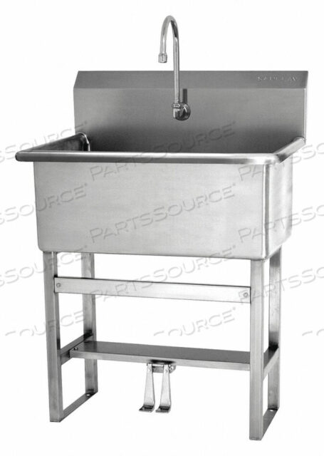 OEM#: 531FS-0.5 РАКОВИНА ДЛЯ СТИРКИ 25 ДЮЙМОВ ДЛИННАЯ НОЖНАЯ ПЕДАЛЬ от Sani-Lav