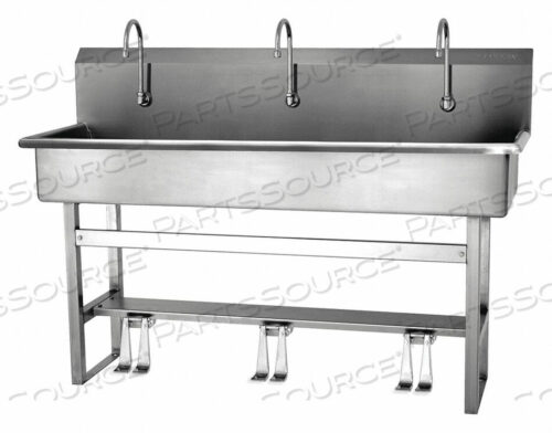 OEM#: 56FSL-0.53-ПЕРСОНАЛЬНАЯ НАПОЛЬНАЯ СТАНЦИЯ ДЛЯ мытья, ДВОЙНЫЕ КЛАПАНЫ С НОЖНОЙ ПЕДАЛЬЮ, 0.5 ГАЛЛОНОВ В МИНУТУ от Sani-Lav