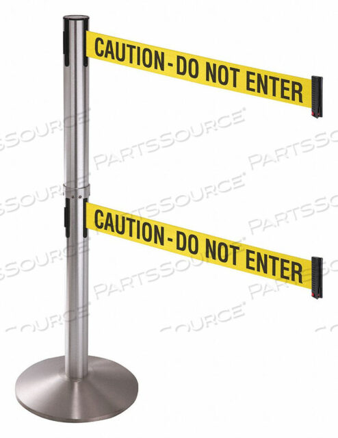 OEM#: 330DSASS-CAUBARRIER POST ЖЕЛТЫЙ С ЧЕРНЫМ ТЕКСТОМ от VISIONTRON Corp.