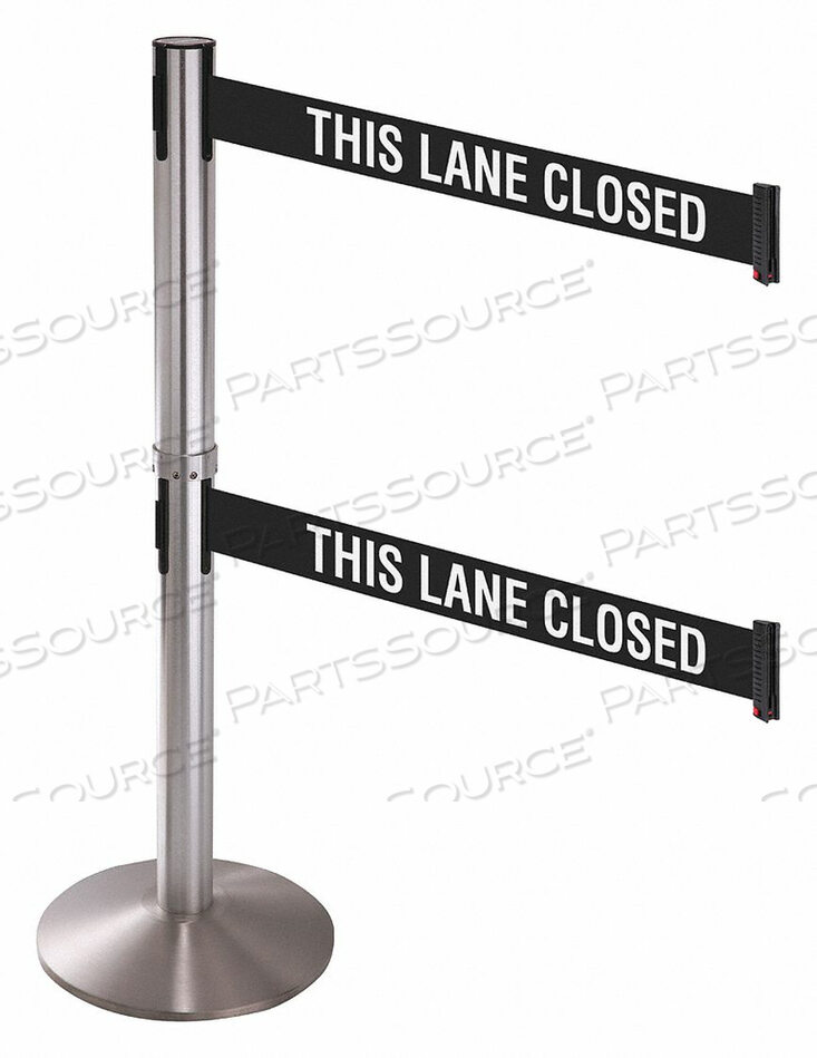 OEM#: 330DSASS-TLCСТОЙКА БАРЬЕРА 40 ДЮЙМОВ СТОЙКА H ЧЕРНО-БЕЛАЯ ПОЯСНАЯ от VISIONTRON Corp.