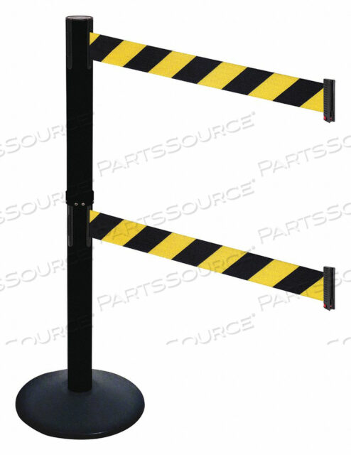 OEM#: 331DPSB-BYDBARRIER POST SLOPEED BLACK BLACK/YLW BELT от VISIONTRON Corp.