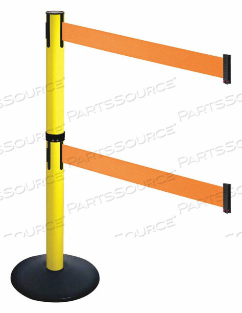 OEM#: 331DYA-ORBARRIER POST BLACK ORANGE BELT 2 BELTS by VISIONTRON Corp.