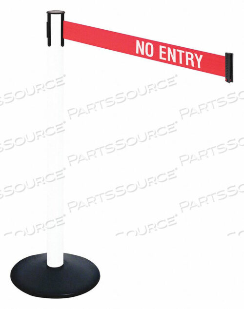 OEM#: 331PWH-NEBARRIER POST ПВХ-стойка RD/WHITE BELT TEXT от VISIONTRON Corp.