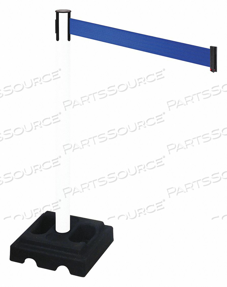 OEM#: 332PWH-BLBARRIER POST BLACK BLUE BELT SQUARE от VISIONTRON Corp.
