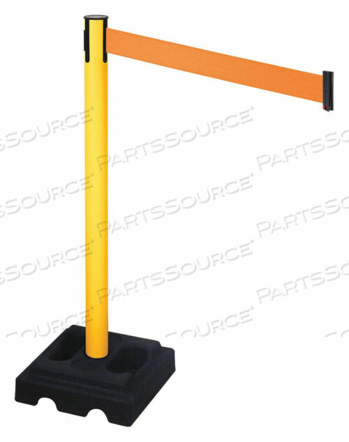 OEM#: 332PYW-ORBARRIER POST BLK ORANGE BELT 10FT BELT L от VISIONTRON Corp.