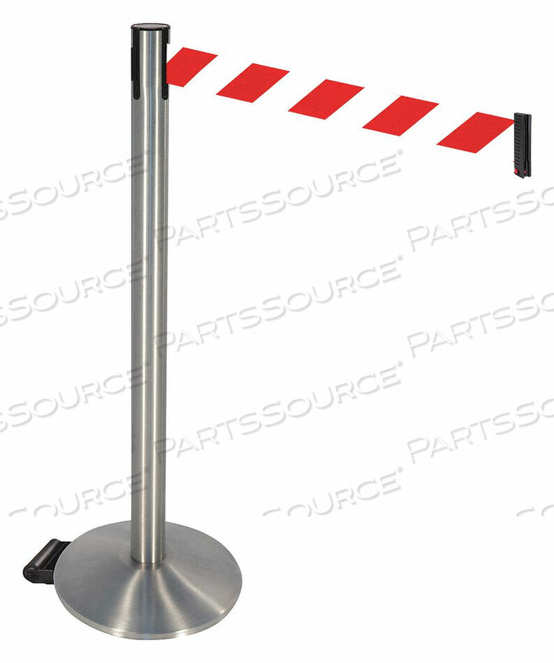 OEM#: 334SASS-RWDBARRIER POST SATIN SS GRAY RED/WHITE BELT от VISIONTRON Corp.