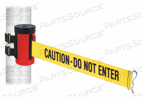 BELT BARRIER RED WALL MT. 4-3/4 IN H