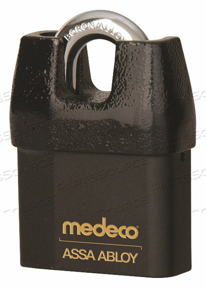 OEM#: 5472500-T-26-DL-PKEYED НАВЕСНОЙ ЗАМОК 7/16 В КВАДРАТНОМ ЧЕРНОМ ЦВЕТЕ от Medeco Inc.