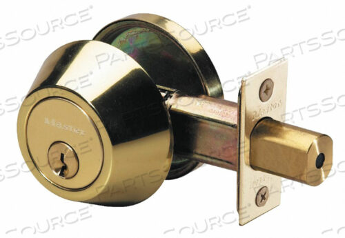 OEM#: DS0603KA4SDEADBOLT ПОЛИРОВАННЫЙ ЛАТУННЫЙ ОДНОЦИЛИНДРОВЫЙ от Master Lock