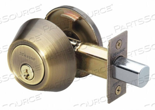 OEM#: DS0605KA4DEADBOLT АНТИЧНЫЙ ЛАТУННЫЙ ОДНОЦИЛИНДРОВЫЙ от Master Lock