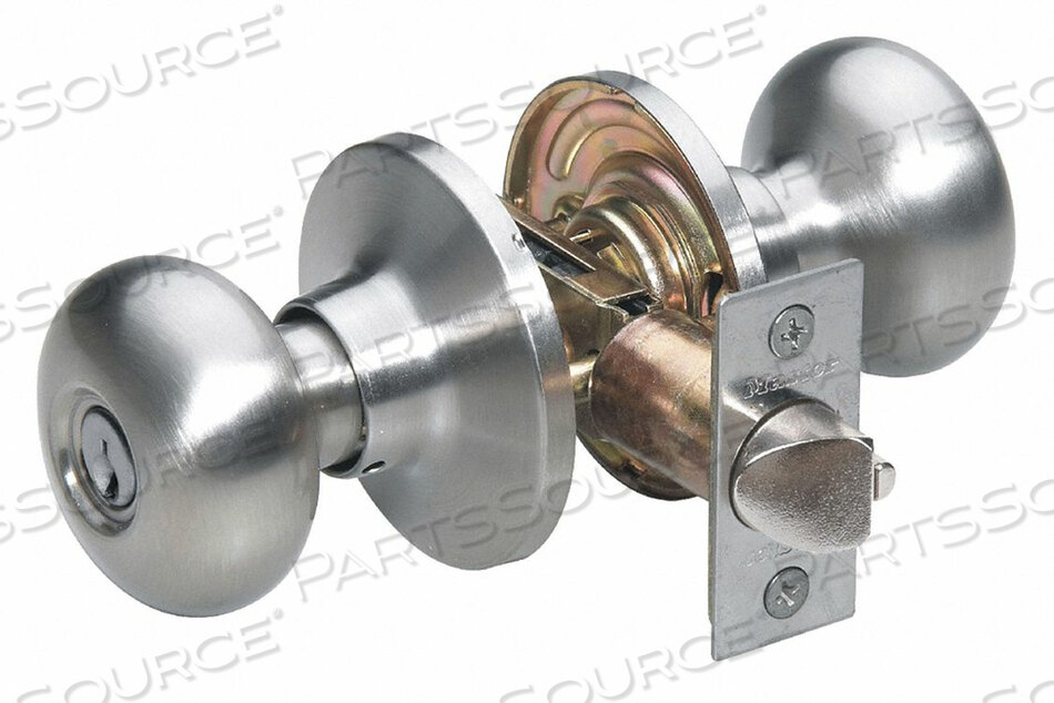 OEM#: BC0215KA4SKNOB LOCKSET BISCUIT STYLE SATIN NICKEL от Master Lock