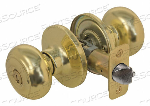 OEM#: RU0103KA4SKNOB LOCKSET RUSK STYLE POLISHED BRASS от Master Lock