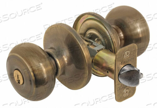 OEM#: RU0105KA4SKNOB LOCKSET RUSK STYLE ANTIQUE BRASS от Master Lock
