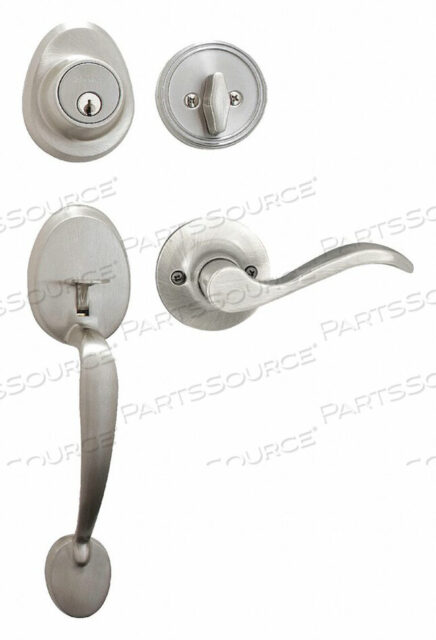 OEM#: HDLWLLH0615KA4WKLEVER LOCKSET SATIN NICKEL WAVE STYLE от Master Lock