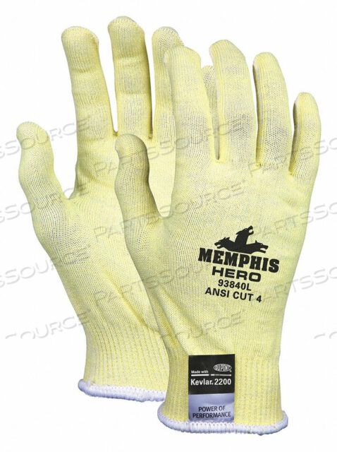 OEM#: 93840SMCR SAFETY CUT PRO HERO A6, 13 КАЛИБРА, ЛЕГКИЕ, КЕВЛАР/НЕРЖАВЕЮЩАЯ СТАЛЬ/СПАНДЕКС, УРОВЕНЬ ПОРЕЗОВ A6, ИСТИРАНИЕ 3, НАГРЕВ 3, ЛОВКОСТЬ 5 от MCR Safety