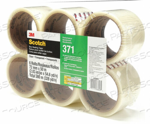 OEM#: 371 ЛЕНТА ДЛЯ УПЛОТНЕНИЯ КАРТОНА 50M Д 72MM Ш PK6 от 3M Consumer