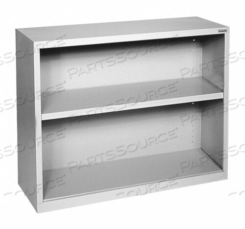 КНИЖНЫЙ ШКАФ ВЕРТИКАЛЬНЫЙ ELITE 1 СЕРАЯ СТАЛЬ