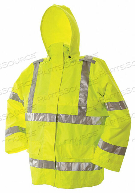 OEM#: D6323JG-XXLH7524 КУРТКА-ДОЖДЕВИК КЛАССА 3 ТИП R YLW/GRN 2XL от Viking