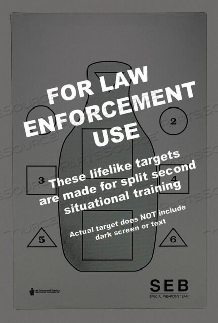 OEM#: SEB-100SWAT МИШЕНЬ ДЛЯ ЖИЗНЕННО ВАЖНЫХ ОБЛАСТЕЙ PK100 от LE Targets