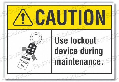 OEM#: LCU3-0103-RD_14X10ЗНАК «ОСТОРОЖНО!», САМОКЛЕЯЩИЙСЯ ВИНИЛОВЫЙ, 10 ДЮЙМОВ H от Lyle Signs Inc.