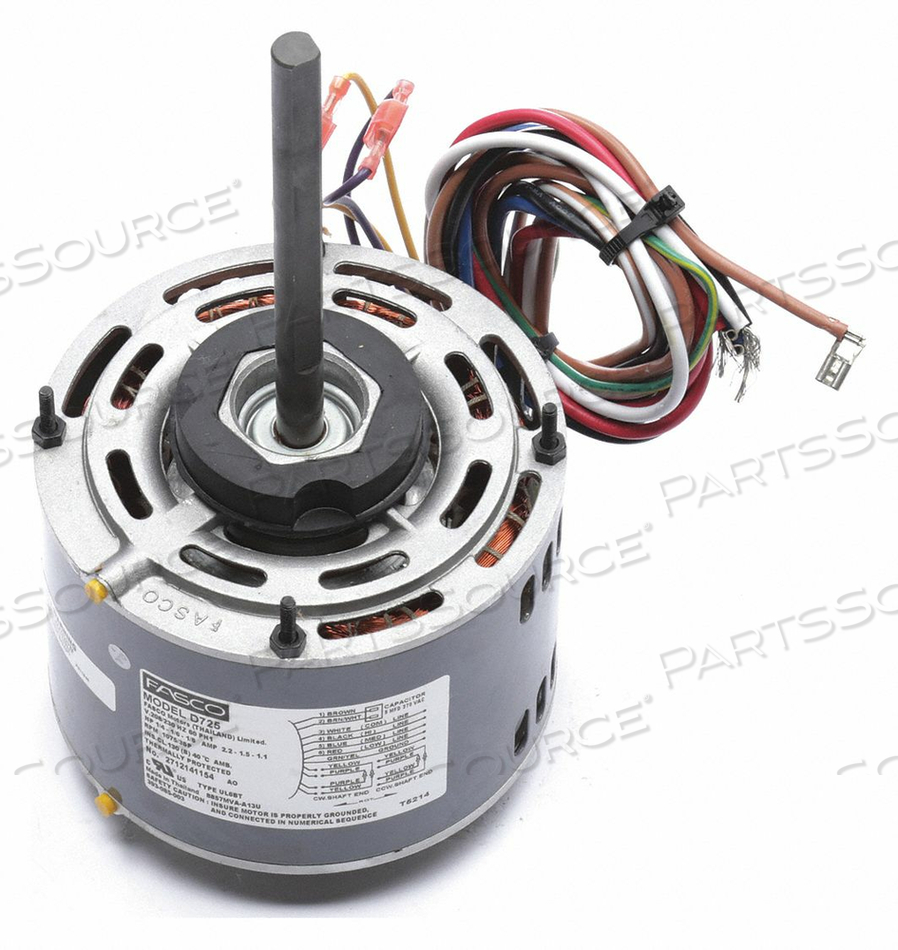 OEM#: D742ДВИГАТЕЛЬ ВЕНТИЛЯТОРА КОНДЕНСАТОРА 1/4 л.с. 2.9A от Fasco